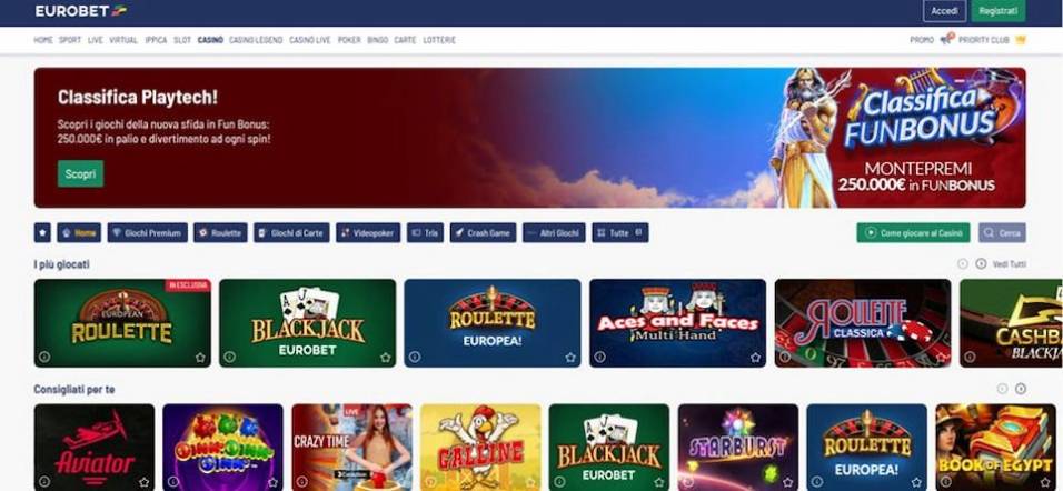 Eurobet bonus benvenuto 2026